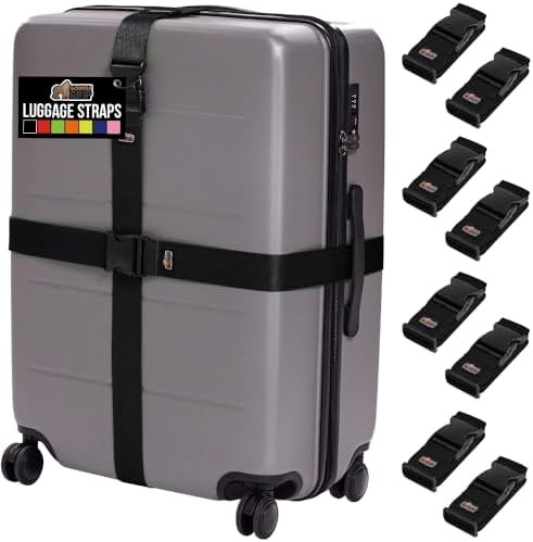 GORILLA GRIP Heavy Duty Luggage Straps by GorillaGrip