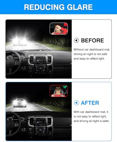 Autorder Dashboard Cover Mat for 2009 2010-2018 Dodge Ram 1500 2500 3500 - Image 4