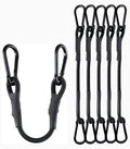 8 Pack 8" Heavy Duty Bungee Cords by LuckyStraps