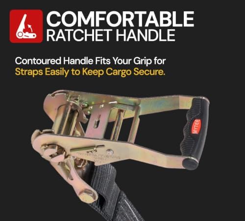 Mytee Products 4 Pack 2"x120" Car Tie Down Straps - Image 6