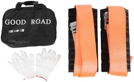 Brilluxa Tire Traction Straps, Anti-Skid Bands and Recovery Grip Aids, 2-Piece by Brilluxa