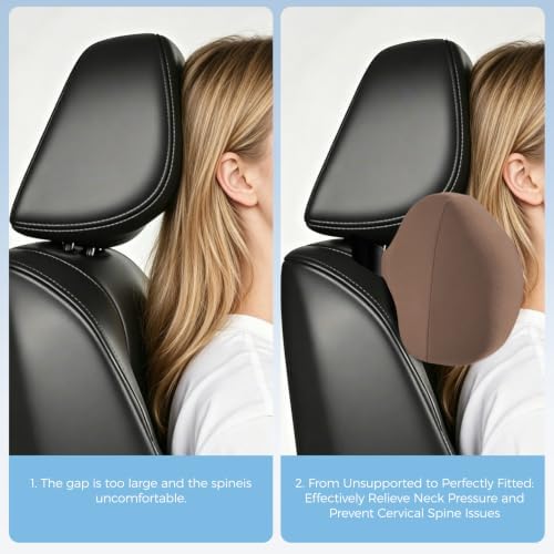 BABUR Car Headrest Pillow, Car Neck Pillow - Image 6
