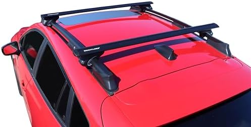 BrightLines Black Heavy Duty 220 lbs Universal Crossbars Roof Racks Compatible - Image 2