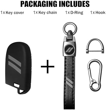 YOSRTER Key Fob Cover with Keychain - Image 6