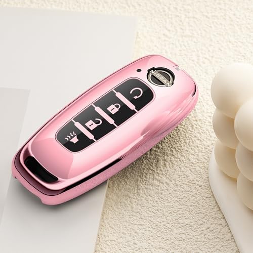 for Nissan Key Fob Cover 4 Buttons Car Key Case Pathfinder Rogue Armada Kicks - Image 5