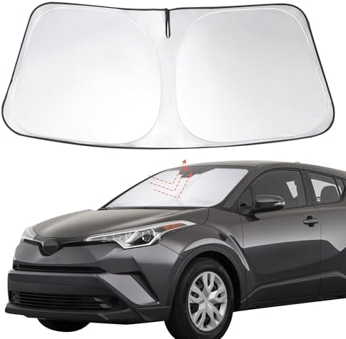 Windshield Sun Shade Sunshade for 2018-2023 Toyota CHR CH-R by LHFLIVE