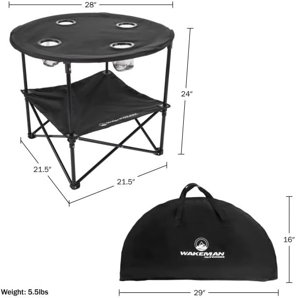 Camping Table - 2-Tier Folding Table - Image 3