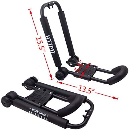 KAYAK-FOLDABLE-A- 1 Pair Foldable Kayak Carrier Boat Canoe Fold Rack Holder - Image 3