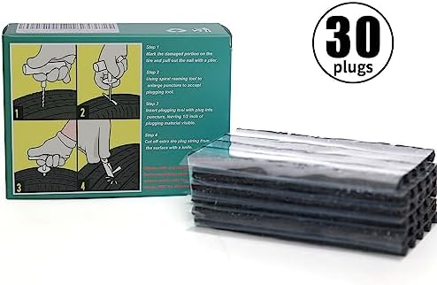 30pcs 4" Tire Plugs Heavy Duty.Tire Repair Plugs（Black） - Image 5