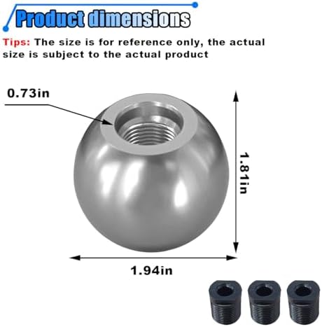 BDZMC Round Ball Car Gear Shift Knob - Image 2