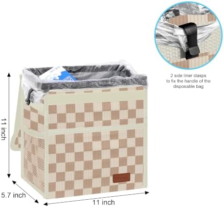 Femuar Leak Proof Car Trash Can - Image 2