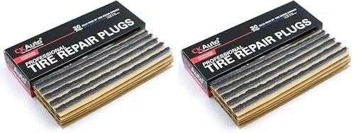 CKAuto 30pcs 8" Black Tire Repair Strings, Automotive Tool Tire Repair Plugs by CKAuto