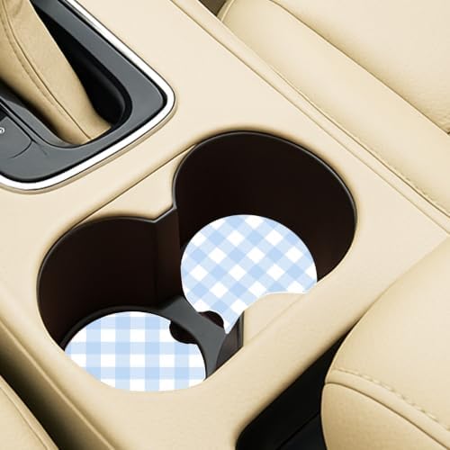 Ceramic Car Coasters – Absorbent Car Cup Holder Coaster Set - Image 3