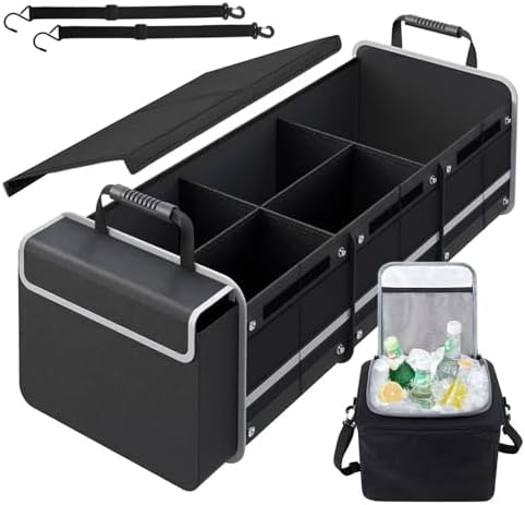 AOPHY Car Trunk Organizer with Insulated Cooler Bag, Foldable & Waterproof by AOPHY