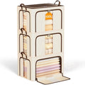 Clothes Storage Bins, 3 Openings by LeArex