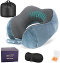 Cirorld Neck Pillow for Traveling, Travel Pillows for Airplanes Light Blue by CIRORLD