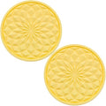 2 Pack Silicone Car Cup Holder Coaster – 2.75 Inch Non-Slip Drink Mat, by MEAJOO