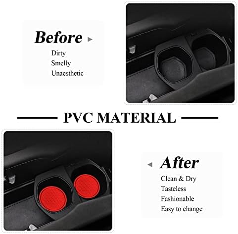 4 Pack Car Coasters, 2.75inch Universal Non-Slip Car Cup Holder Coaster - Image 5