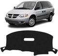 KUST Black Dash Cover for Dodge Caravan/Grand Caravan/Chrysler Town Country by KUST