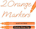 ARTISTRO Orange Acrylic Paint Markers by ARTISTRO