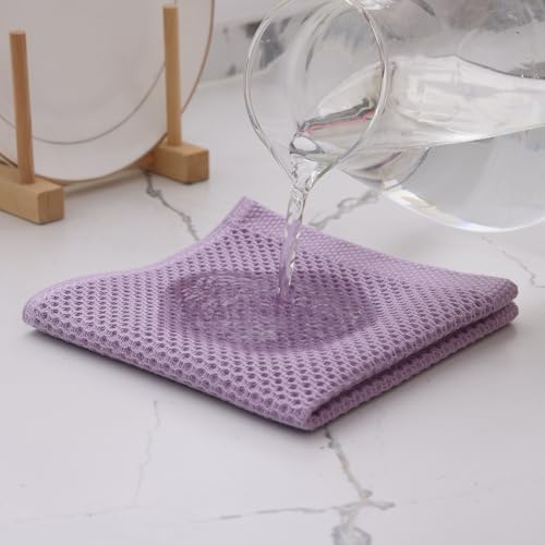 Kitinjoy 100% Cotton Waffle 6-Pack Kitchen Towels - Image 3