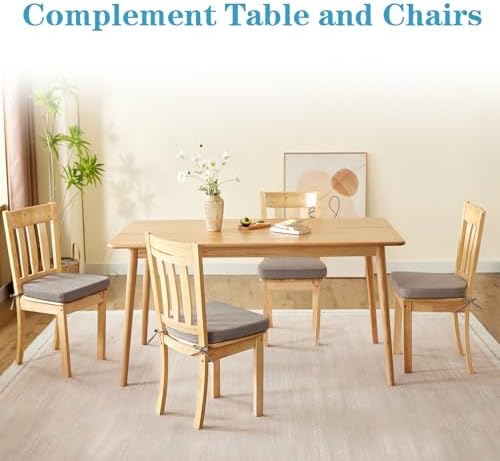 IASEAHK Chair Cushions for Dining Chairs Set of 6, Non Slip Kitchen Chair Pads - Image 6