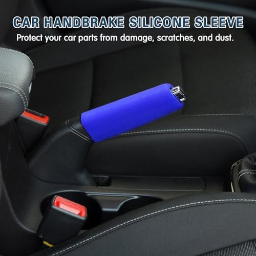 Car Handbrake Cover Gear Shift Knob Cover, Auto Comfortable Grip Handbrake Cover - Image 4