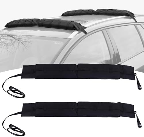Universal Car Soft Roof Rack Pads Luggage Carrier Set - Image 5