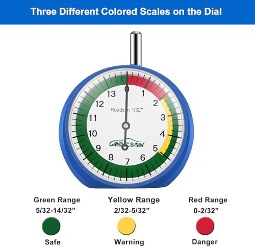 GODESON Dial Type Tire Tread Depth Gauge 88703 Professional - Image 4