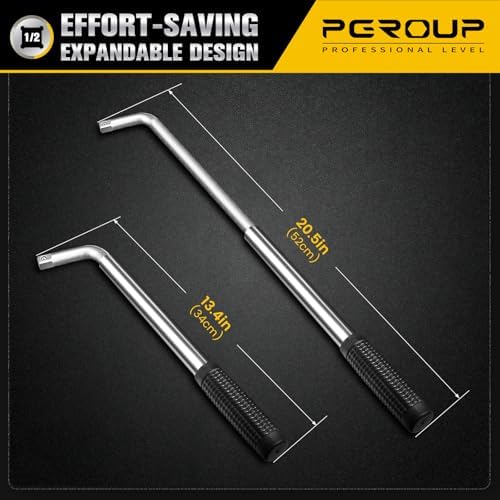 Telescoping Lug Wrench, Extended Lug Wheel Wrench - Image 5