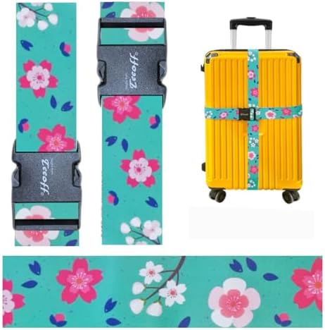 Teeoff Luggage Straps Suitcase Belts Travel Bag Accessories Adjustable 220CM by Teeoff