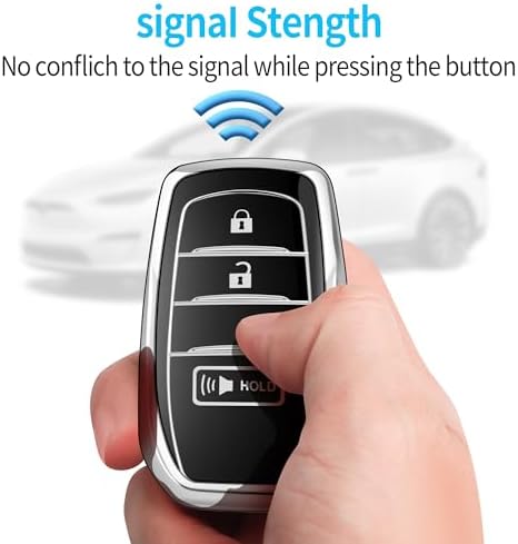 Tukellen for Toyota Key Fob Cover TPU Soft Protective Case for 2022-2026 - Image 5