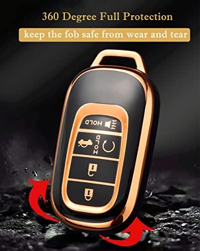 for Honda Key Fob Cover with Keychain, - Image 3