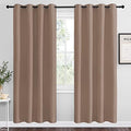 NICETOWN Cappuccino Blackout Curtains by NICETOWN