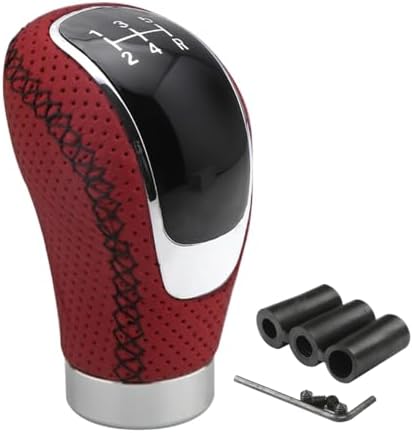 Osilly 5 Speed Shift Knob, Weighted Manual Gear Shifter Knobs, Leather Gear by Osilly