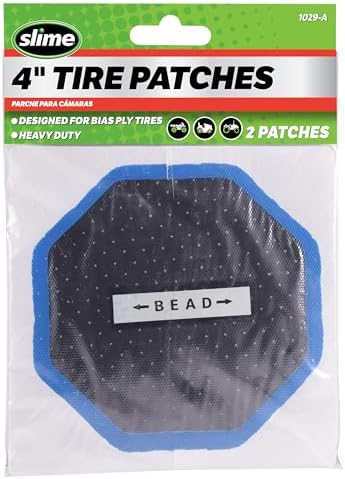Slime 1029-A Tire Puncture Patch, Heavy Duty, Bias Ply by Slime