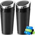 Car Trash Can with Lid, 2 Pack, 180 Trash Bags by ZSZJOLCT