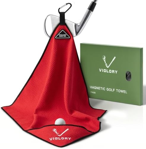 Magnetic Golf Towel 18"x18" by VIGLORY