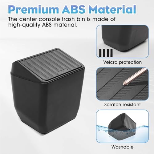 Shademax Rear Trash Can for Tesla Model Y Juniper 2026 2025 Accessories - Image 4