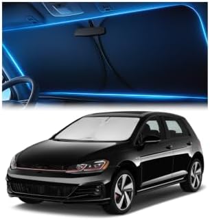 Magnelex Windshield Sun Shade for Volkswagen Golf 2015-2021, Foldable Car by Magnelex
