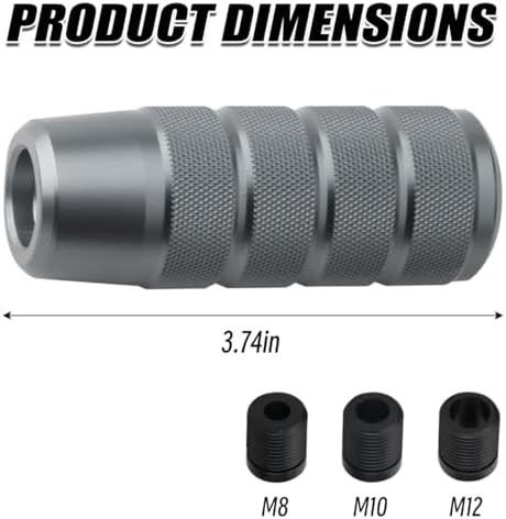 Osilly 3.74 Inch Aluminum Shift Knob - Image 2