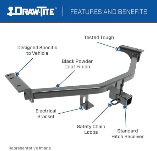 Draw-Tite 75908 Class 3 Trailer Hitch, 2 Inch Square Receiver, Compatible - Image 4