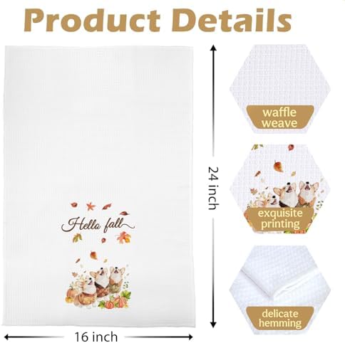 Fall Corgi Kitchen Towels - Image 5