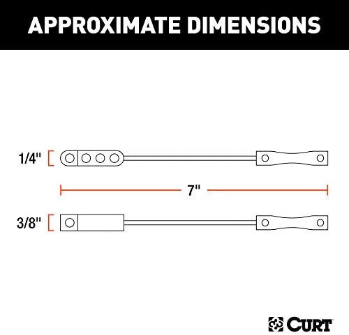 CURT 58761 Vehicle and Trailer-Side 4-Pin Flat Wiring Harness Dust Covers - Image 2