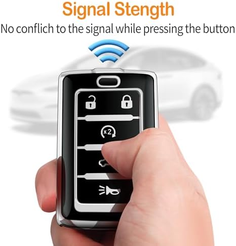 for Jeep Key Fob Cover with Keychain Soft Full Protection Key Shell Compatible - Image 5