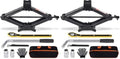 Scissor Car Jack 2 Ton Tire Changing Kit by Gurduenon