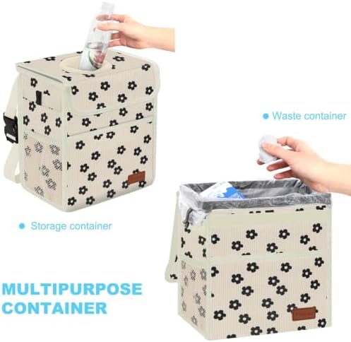 Femuar Leak Proof Car Trash Can - Image 6