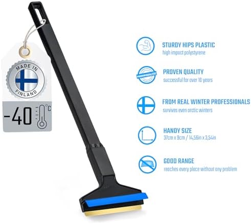 Ice Scraper Long Handle Car Ice Scraper Brass Blade 14, 5 inch Ice Scraper - Image 6