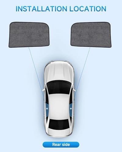 Car Window Shades for Chevy Silverado, UV & Heat Blocker, Privacy Protection - Image 2