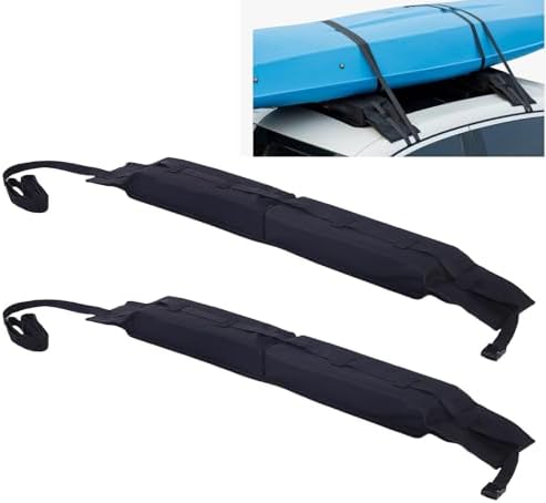 Universal Car Soft Roof Rack Pads Luggage Carrier Set - Image 4